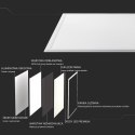 Panel V-TAC SKU2160256 VT-6060-6 6400K 40W 4950lm