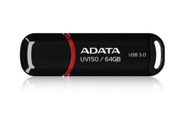 Pendrive ADATA UV150 AUV150-64G-RBK (64GB; USB 3.0; kolor czarny)