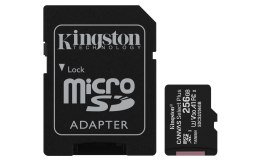 Karta pamięci z adapterem Kingston Canvas Select Plus SDCS2/256GB (256GB; Class 10, Class U1, V30; + adapter)