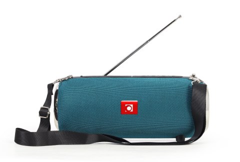 GEMBIRD PRZENOŚNY GŁOŚNIK BLUETOOTH SPK-BT-17-G FM-RADIO, WBUDOWANY MIKROFON, KOLOR ZIELONY, USB, AUX, MICROSD