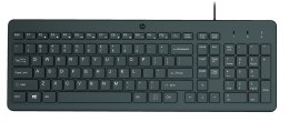 Klawiatura HP 150 Wired Keyboard przewodowa czarna 664R5AA