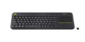 Klawiatura Logitech K400 920-007145 (USB 2.0; kolor czarny