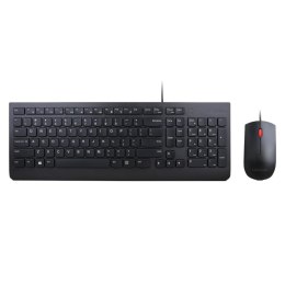 Zestaw klawiatura + mysz membranowa Lenovo 4X30L79883 (USB 2.0; (US); kolor czarny; optyczna; 1000 DPI)