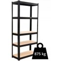 REGAŁ MAGAZYNOWY METALOWY P9030 MDF 175KG