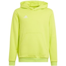 Bluza dla dzieci adidas Entrada 22 Hoody limonkowa HC5069 140cm