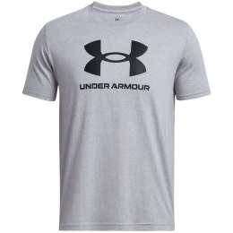 Koszulka męska Under Armour Sportstyle Logo szara 1382911 035 2XL