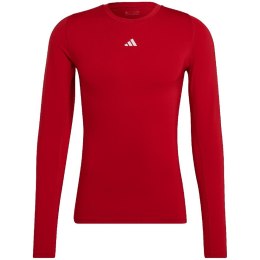 Koszulka męska adidas Techfit Aeroready Long Sleeve Tee czerwona HP0639 L