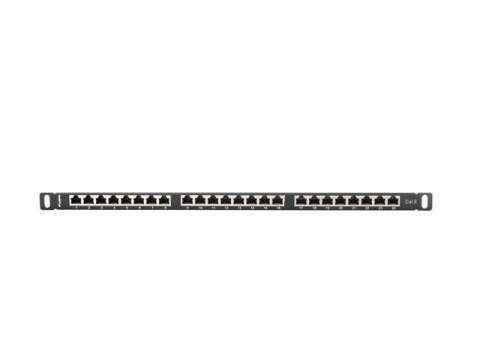 Patch panel Lanberg PPS6-0024-B (0.5U; kat. 6)