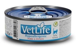 FARMINA Vet Life Hypoallergenic Pork & Potato - mokra karma dla kota - 85 g