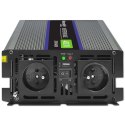 Qoltec Przetwornica napięcia Monolith 4000 MS Wave 51928, 12V na 230V, 2000/4000W, USB