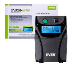 Zasilacz UPS EVER EASYLINE 650AVR USB (T/EASYTO-000K65/00)