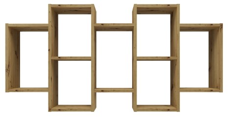 REGAŁ WISZĄCY BILBAO 7.0 ŚCIENNY PÓŁKI DĄB ARTISAN