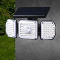 MACLEAN SOLARNA LAMPA LED Z CZUJNIKIEM RUCHU IP65 4W 3 TRYBY PRACY MCE615