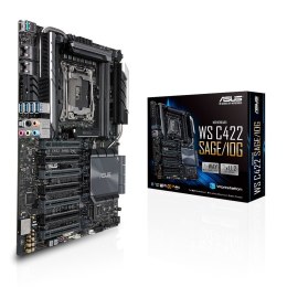 ASUS WS C422 SAGE/10G, Intel C422, 1x Intel Socket 2066, 8x DDR4 2666 RDIMM/LRDIMM, 7 x PCIe 3.0, VIDIA 4-Way SLI/AMD 4-Way Cros