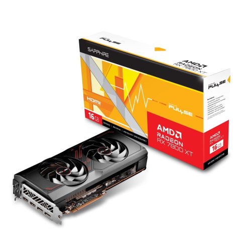 Karta graficzna SAPPHIRE RADEON RX 7800 XT PULSE GAMING 16GB GDDR6 DUAL