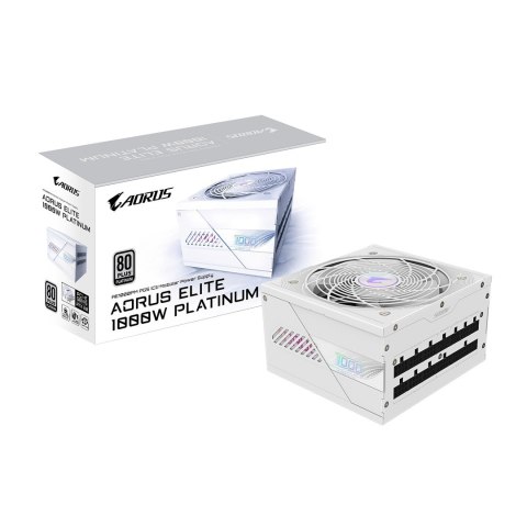 Zasilacz Gigabyte AORUS ELITE P1000W 80+ Platinum Modular PCIe 5.0 ICE (GP-AE1000PM PG5 ICE)