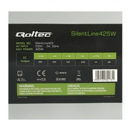 Zasilacz Qoltec 02 ATX 425W BULK II (425 W; Pasywne; 120 mm)