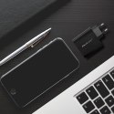 QOLTEC ŁADOWARKA SUPER QUICK PD | 1XUSB-C | 1XUSB | 90W | 5-20V | 2.4-4.35A | CZARNA