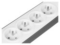 Listwa zasilająca Belkin Power Surge 4-PORT + 2xUSB-A 2.4A 525J 2m Grey/White