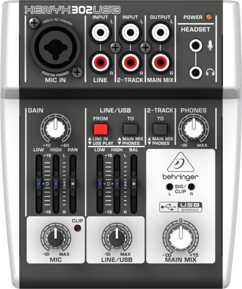 Behringer 302USB - Mikser audio