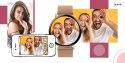 Smartwatch Giewont Supernova SmartCall GW330-1 Rose Gold Shine/Powder Pink