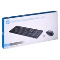 Zestaw klawiatura + mysz HP 230 Wireless Mouse and Keyboard Combo bezprzewodowe czarne 18H24AA