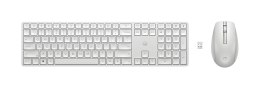 Zestaw klawiatura + mysz HP 650 Wireless Keyboard and Mouse Combo bezprzewodowe białe 4R016AA