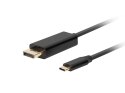 LANBERG KABEL USB-C(M)->DISPLAYPORT(M) 1M 4K 60HZ CZARNY CA-CMDP-10CU-0010-BK