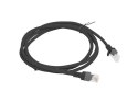 PATCHCORD KAT.6 UTP 1.5M CZARNY FLUKE PASSED LANBERG 10-PACK