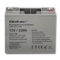 QOLTEC AKUMULATOR AGM 12V | 20AH | MAX.300A