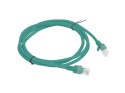 PATCHCORD KAT.5E UTP 1.5M ZIELONY FLUKE PASSED LANBERG 10-PACK