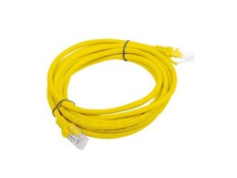 PATCHCORD KAT.5E UTP 3M ŻÓŁTY FLUKE PASSED LANBERG 10-PACK