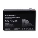 QOLTEC AKUMULATOR AGM 12V | 7.2AH | MAX 108A