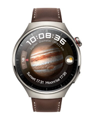 Huawei WATCH 4 Pro 3,81 cm (1.5") AMOLED 48 mm Cyfrowy 466 x 466 px Ekran dotykowy Srebrny Wi-Fi GPS