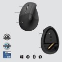 Logitech Lift for Business myszka Biuro Po lewej stronie RF Wireless + Bluetooth Optyczny 4000 DPI