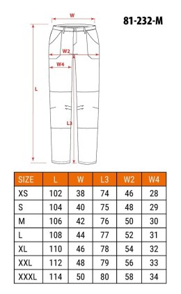 NEO tools 81-232-M spodnie ochronne