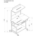 Techly ICA-TB 7800BK biurko komputerowe Czarny