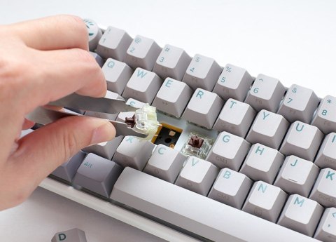 Ducky One 3 SF klawiatura Gaming USB QWERTZ Niemiecki Szary