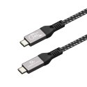 Gembird CCBP-USB4-CMCM240-1.5M Kabel USB 4 typu C Power Delivery (PD) do ładowania i transmisji danych, 40 Gb/s, 240 W, 1.5m