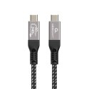 Gembird CCBP-USB4-CMCM240-1.5M Kabel USB 4 typu C Power Delivery (PD) do ładowania i transmisji danych, 40 Gb/s, 240 W, 1.5m