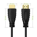 Techly ICOC HDMI2-4-090 kabel HDMI 9 m HDMI Typu A (Standard) Czarny