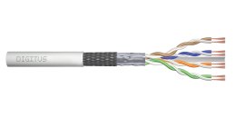 Digitus Kabel typu linka kat.6, SF/UTP, AWG 26/7, LSOH, 100m, szary, karton