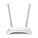 TP-Link TL-WR840N router bezprzewodowy Fast Ethernet Jedna częstotliwości (2,4 GHz) Szary, Biały