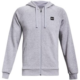 Bluza męska Under Armour Rival Fleece FZ Hoodie jasnoszara 1357111 011