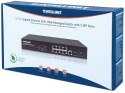 Intellinet 561167 łącza sieciowe Zarządzany Gigabit Ethernet (10/100/1000) Obsługa PoE Czarny