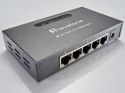 LevelOne GEU-0523 łącza sieciowe Nie zarządzany Gigabit Ethernet (10/100/1000) Czarny