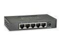 LevelOne GEU-0523 łącza sieciowe Nie zarządzany Gigabit Ethernet (10/100/1000) Czarny