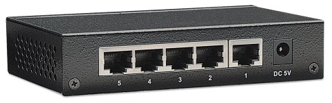 Switch 5x RJ45 Gigabit, metal, desktop