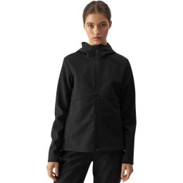 Kurtka damska softshell 4F F285 głęboka czerń 4FWAW24TSOFF285 20S S