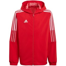 Kurtka dla dzieci adidas Tiro 21 Windbreaker czerwona GP4976 116cm